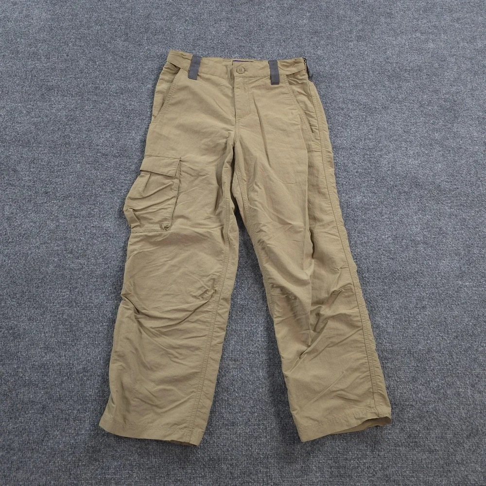 Patagonia Pants Mens XS Beige Swiftcurrent Wet Wade NetPlus Cargo Hiking Fishing